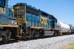 CSX 6927 trails on a northbound manifest 